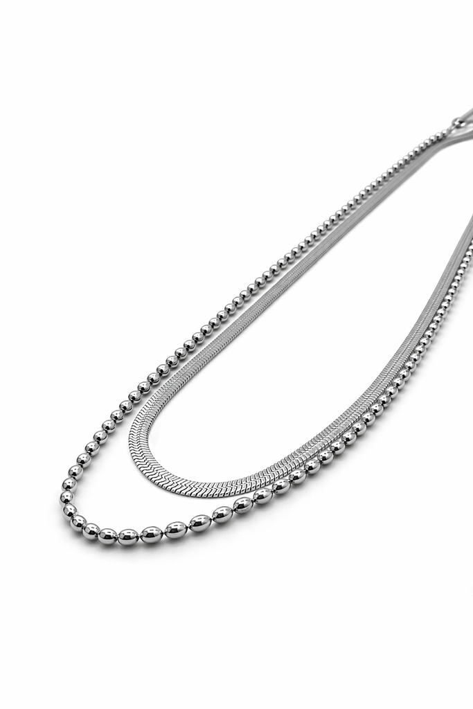 [CO-A-587] COLLAR ACERO 586 (PLATEADO)